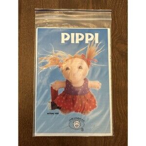 Pippi Cloth Doll Pattern Jane Coughlan 4.5 Inches New Zealand For Pippis Place